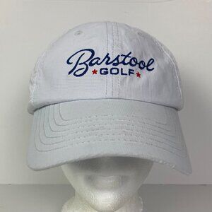 Barstool Sport Golf Hat Adjustable Adult Men's Women's White